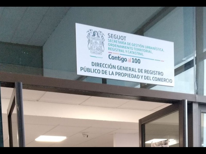 SIN SERVICIO TEMPORALMENTE EN REGISTRO PÚBLICO DE LA