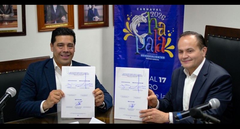 FIRMA ALCALDE DE AGS, LEO MONTAÑEZ, ALIANZA DE IMPULSO AL TURISMO MÉDICO SEGURO EN CHAPALA, JALISCO
