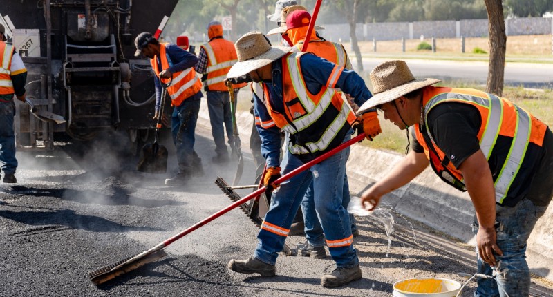 INTENSIFICA MUNICIPIO DE JESÚS MARÍA, AGS, TRABAJOS DE BACHEO; SUMAN 6 MIL METROS CUADRADOS INTERVENIDOS EN 2026