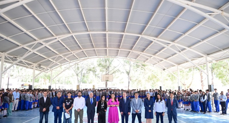 TERE JIMÉNEZ INAUGURA LABORATORIO DE INTELIGENCIA ARTIFICIAL EN EL CECYTEA DE RINCÓN DE ROMOS, AGS