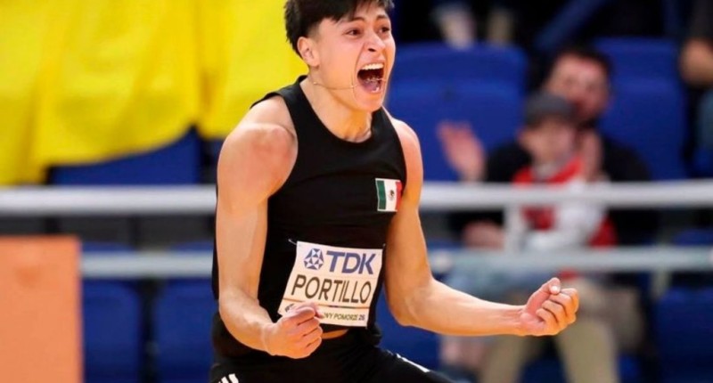 MEXICANO ERICK PORTILLO LOGRA HISTÓRICA PLATA EN EL SALTO DE ALTURA DEL MUNDIAL DE ATLETISMO INDOOR