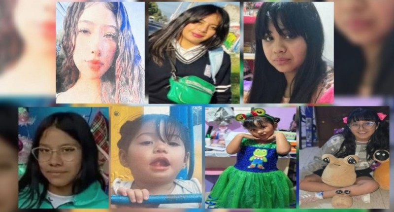 DESAPARECEN SIETE NIÑAS EN EDOMEX EN 48 HORAS; LA MÁS PEQUEÑA TIENE DOS AÑOS
