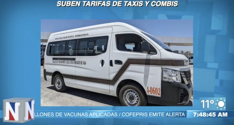 VIDEO| AJUSTAN TARIFAS DE TAXI Y COMBI 10%; CONVERSIÓN DE TAXÍMETROS SERA EN DOS SEMANAS EN AGS 