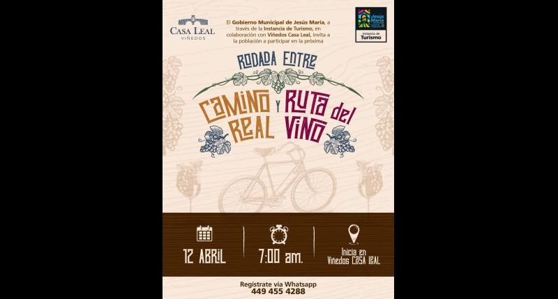 ¡RODADA ENTRE CAMINO REAL Y RUTA DEL VINO!, EN JESÚS MARÍA, AGS