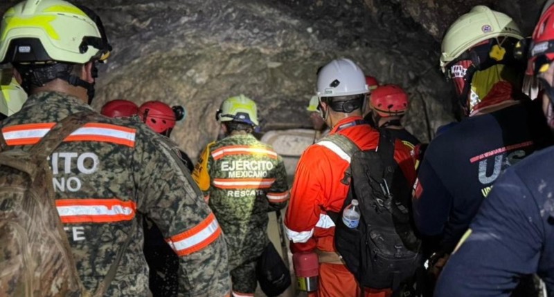 HALLAN MUERTO A TERCER TRABAJADOR DE MINA SANTA FE, SINALOA; SIGUEN LABORES PARA RESCATAR A ÚLTIMO MINERO