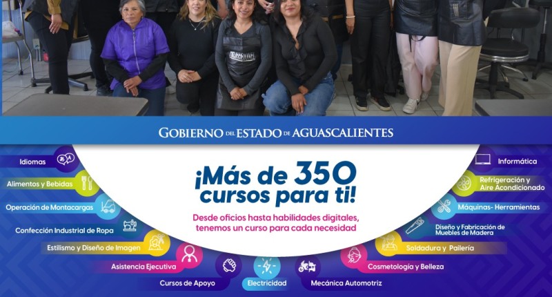 EN AGS ABREN INSCRIPCIONES A MÁS DE 350 CURSOS; APRENDE UN OFICIO Y EMPRENDE TU PROPIO NEGOCIO 