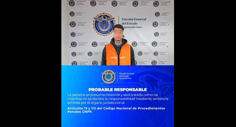 POR EL ROBO DE UN AUTOMOVIL DE PLATAFORMA, FISCALÍA DE AGUASCALIENTES VINCULA A PROCESO A INVOLUCRADO