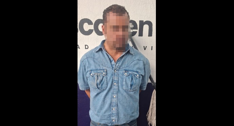 DETENIDO AGRESIVO SUJETO AFUERA DEL PALENQUE DE LA FERIA