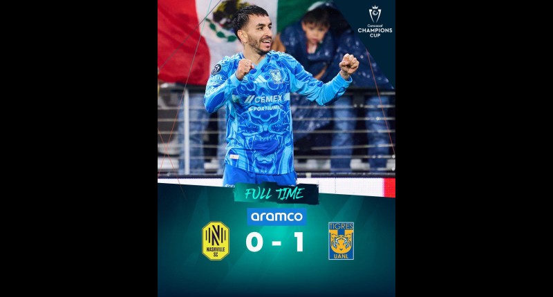 TIGRES VENCE AL NASHVILLE Y SACA IMPORTANTE  VENTAJA EN LA SEMIFINAL DE LA CONCACHAMPIONS