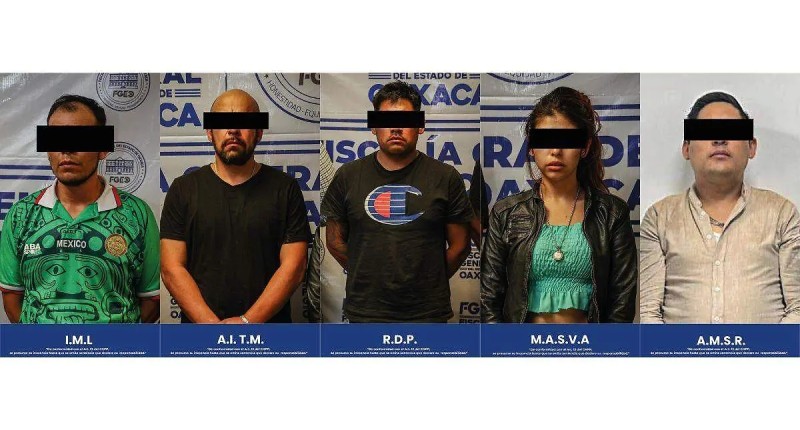 BANDA DE ROBO A CUENTHABIENTES DESARTICULADA EN OAXACA OPERABA EN VARIOS ESTADOS, ENTRE ELLOS AGS; UN EMPELADO DE INTELIGENCIA DE BANAMEX ENTRE LOS DETENIDOS 