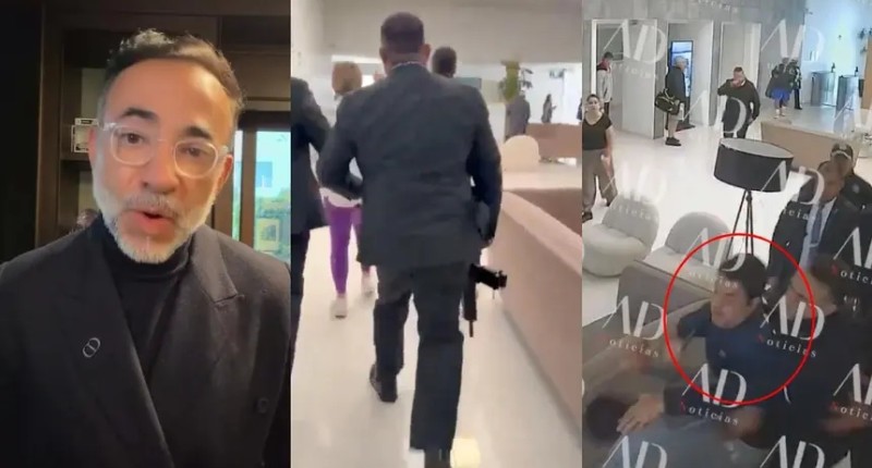 VIDEOS |  ALCALDE DE METEPEC IRRUMPE CON ESCOLTAS ARMADOS Y GOLPEA A UN CIVIL; DESPUÉS OFRECE DISCULPAS