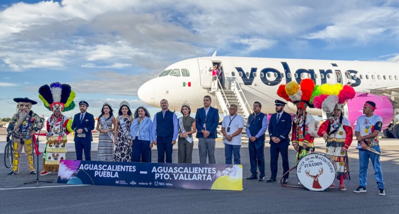 AGUASCALIENTES SIGUE DESPEGANDO; INAUGURAN NUEVAS RUTAS AÉREAS A PUEBLA Y PUERTO VALLARTA