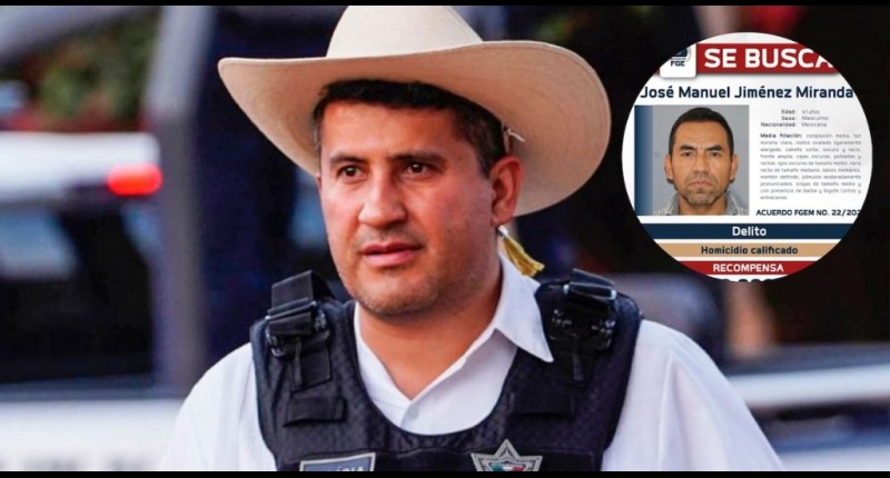 CASO CARLOS MANZO: FISCALÍA DE MICHOACÁN OFRECE RECOMPENSA DE 100 MIL PESOS POR JOSÉ MANUEL JIMÉNEZ, SU EXJEFE DE ESCOLTAS