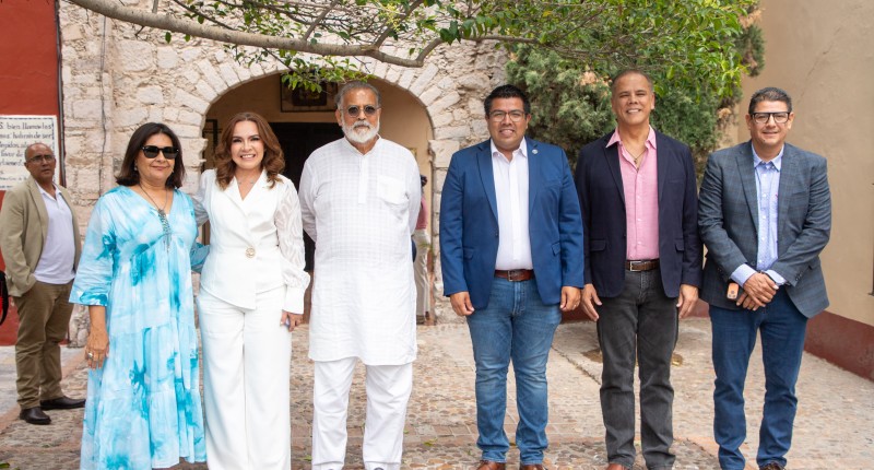 JESÚS MARÍA RECIBIÓ LA VISITA DE TUSHAR GANDHI, PROMOTOR DE LA CULTURA DE PAZ