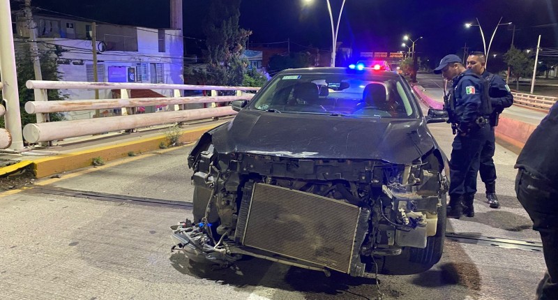 SE REGISTRÓ ACCIDENTE EN EL FRACCIONAMIENTO LAS VIÑAS, EN AGS
