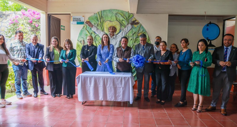 INAUGURA PODER JUDICIAL DE AGS OFICIALÍA DE PARTES DE en VILLA JUÁREZ, ASIENTOS 