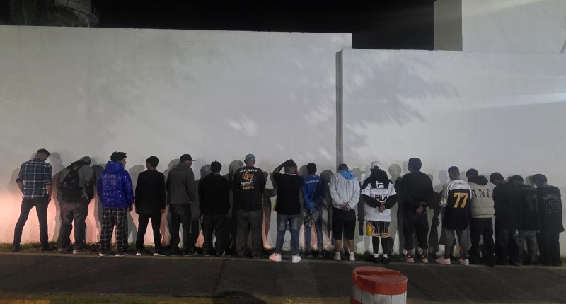 DURANTE EL LUNES 17 DETENIDOS EN EL OPERATIVO ANTIPANFILLAS DE AGS