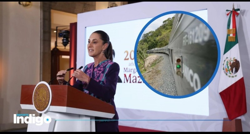 CLAUDIA SHEINBAUM DESMIENTE DESCARRILAMIENTO DEL TREN INTEROCEÁNICO; SEMAR REVISA INCIDENTE