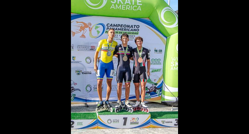 PATINADOR DE AGUASCALIENTES GANA MEDALLA DE PLATA EN  CAMPEONATO PANAMERICANO