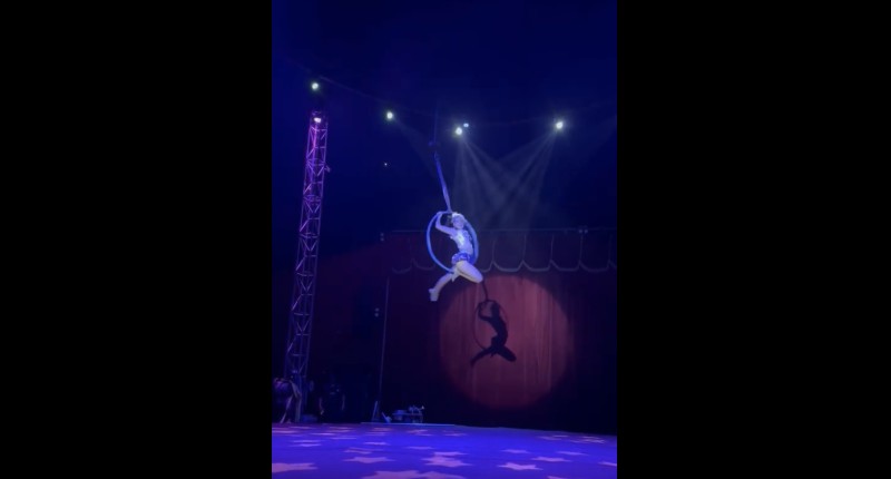 VIDEO| CIRCO ATAYDE HERMANOS EN AGS JUNTO AL MONUMENTO AL PAPA 