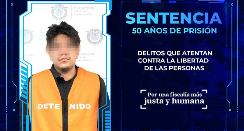 50 AÑOS DE CÁRCEL POR PRIVAR DE LA LIBERTAD A UN ADOLESCENTE 
