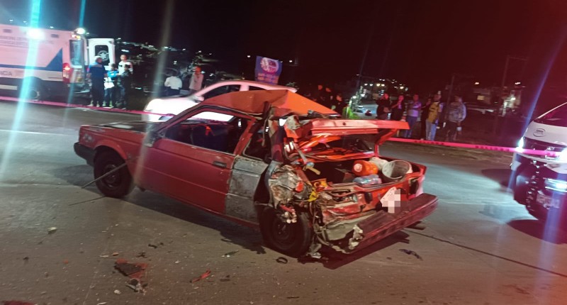 ACCIDENTE CON MOTOCICLISTA SIN VIDA Y DOS MENORES LESIONADOS TIENE UNA NUEVA VARIABLE: EL DEL TSURU IBA ALCOHOLIZADO 