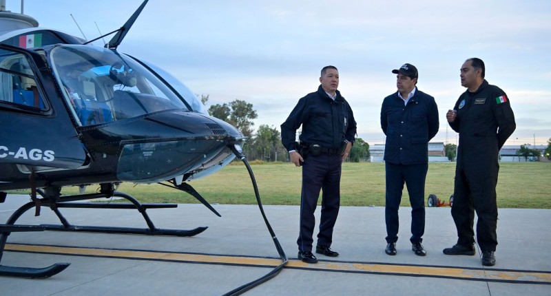 ENCABEZÓ ALCALDE DE AGS, LEO MONTAÑEZ! SOBREVUELO DE VIGILANCIA POR LA SEGURIDAD DE LAS FAMILIAS