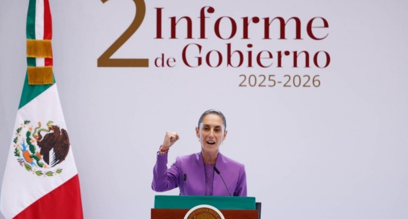 `QUE NADIE SE EQUIVOQUE: AQUÍ NO HAY DIVISIONES´; SHEINBAUM DA MENSAJE POR SU SEGUNDO INFORME DE GOBIERNO