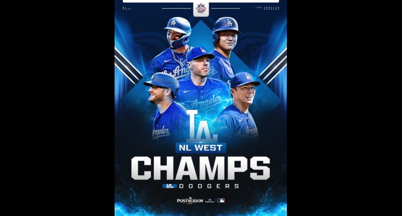 DODGERS ASEGURAN QUINTO TÍTULO DIVISIONAL CONSECUTIVO TRAS VENCER A CINCINNATI