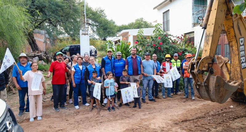 ARRANCAN EN CALVILLO REHABILITACIÓN DEL ALCANTARILLADO EN LA CALLE JOSÉ MARÍA MORELOS 