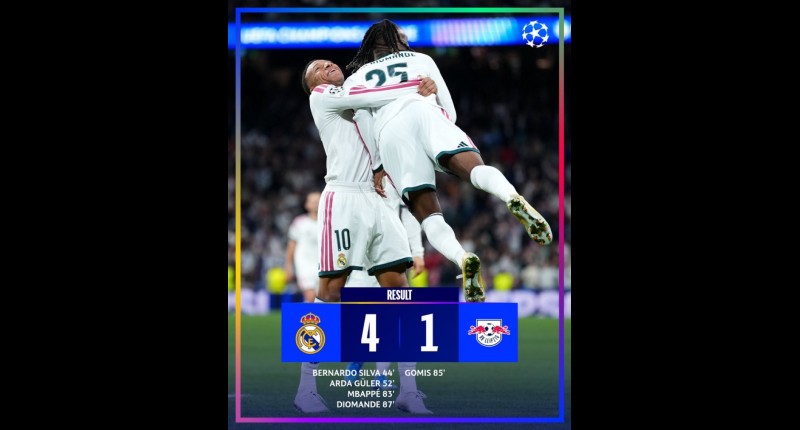 EL REAL MADRID IMPONE SU LEY EN UNA JORNADA 3 REPLETA DE GOLES Y SORPRESAS EN LA CHAMPIONS LEAGUE