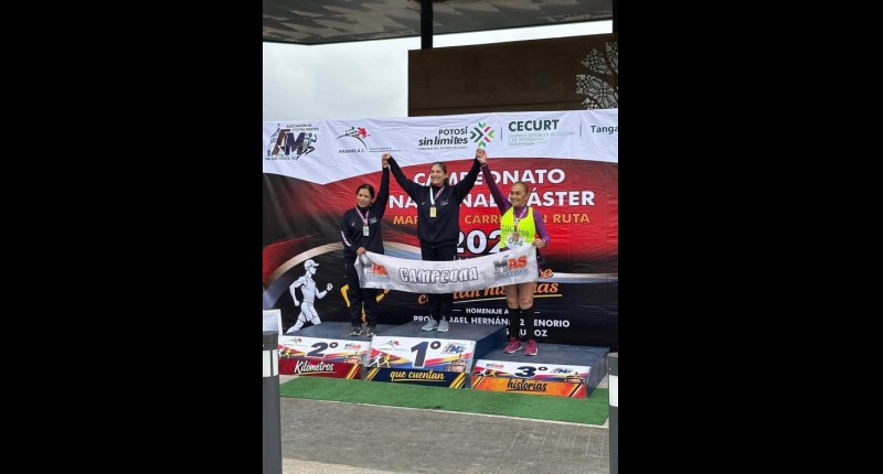 ¡AGUASCALIENTES, SEGUNDO LUGAR EN EL MEDALLERO FINAL DE MARCHA MÁSTER!