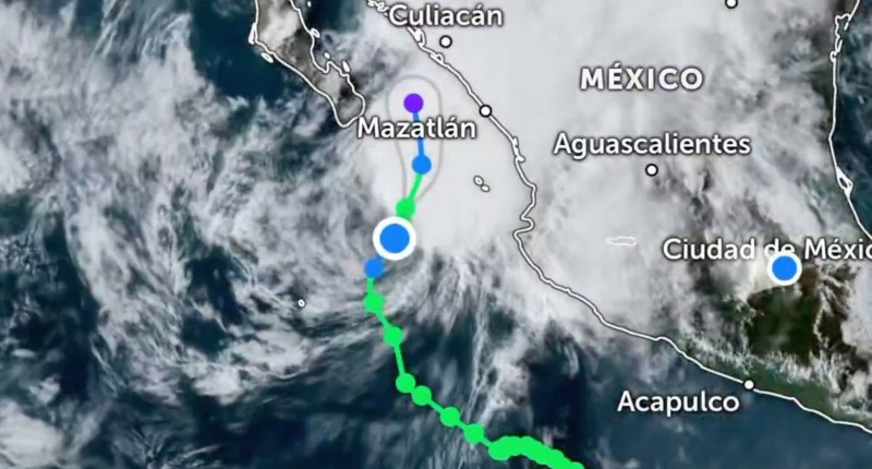 `VANCE´ REGRESA A TORMENTA TROPICAL Y AMENAZA COSTAS DE SINALOA